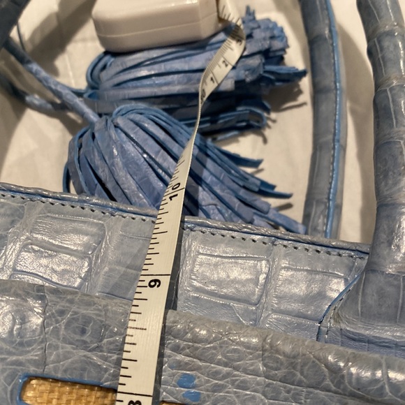 Nancy Gonzalez crocodile light blue bag - Picture 10 of 15